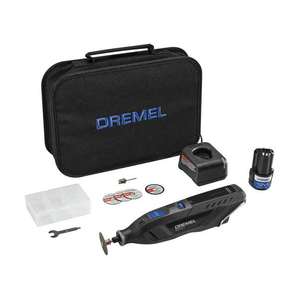 Dremel Cordless Rotary Tool, 30,000 RPM, 9.6" L 82605 Zoro