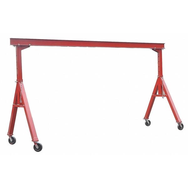 Dayton Portable Gantry Crane, 2000Lb, Max Ht9Ft 7AJ25 Zoro