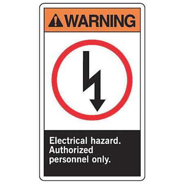 Accuform Warning Sign, 14X10