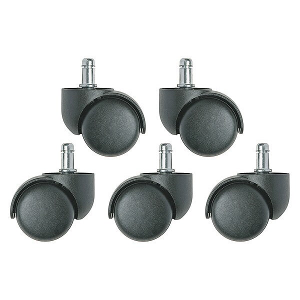 Bevco Dual Wheel Carpet Casters, PK5 3850/5 Zoro