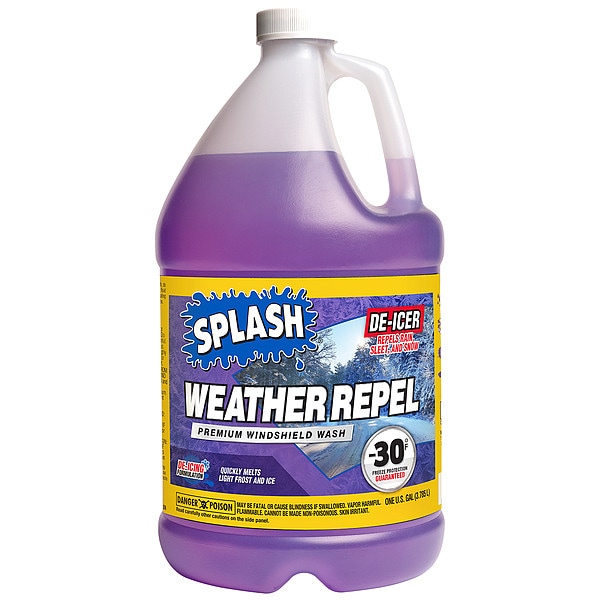Splash Windshield Washer Fluid, Bottle, 1 gal 23919235 Zoro