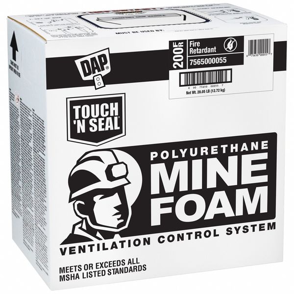 Touch 'N Seal Mine Foam Kit, Cylinder, Cream, 2 Component 7565000059 Zoro