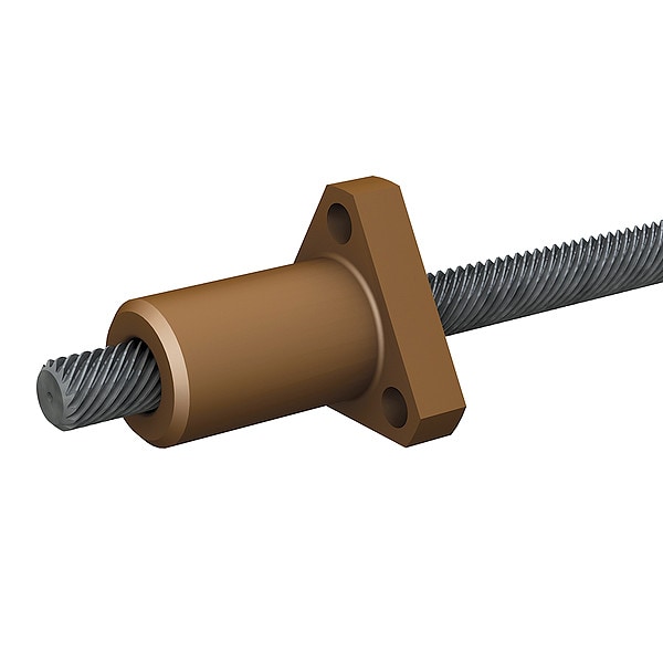Pbc Linear Precision Lead Screw, 0.003 in/ft Lead LSR1005T0508TSNNN