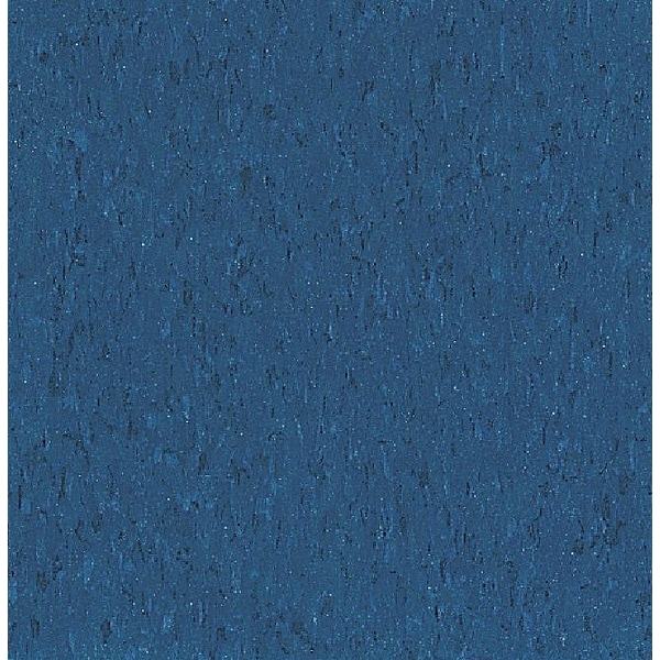 Armstrong Vinyl Floor Tiles, 12 in W, Gentian Blue, PK45