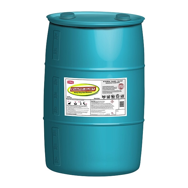 Crc Rust Remover, Drum, Liquid, 55 gal 1752543 Zoro