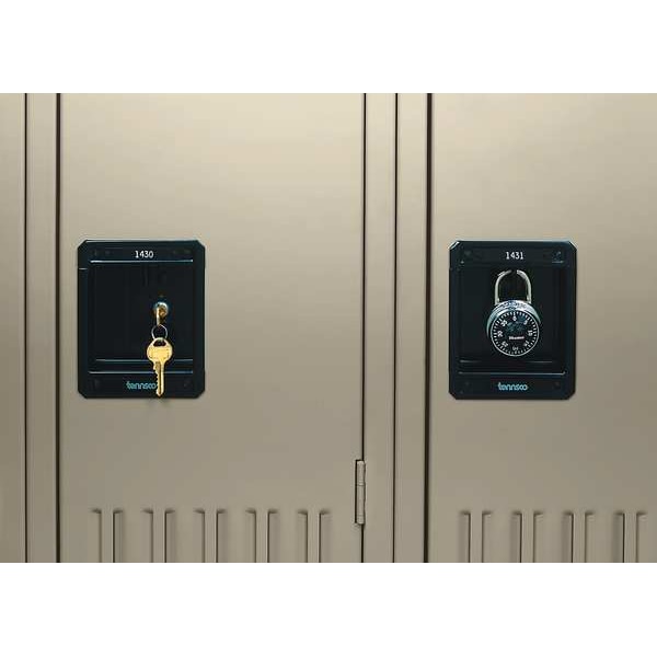 Def Tk② Tennsco Wardrobe Locker, 36 in W, 18 in D, 78 in H, (1) Tier