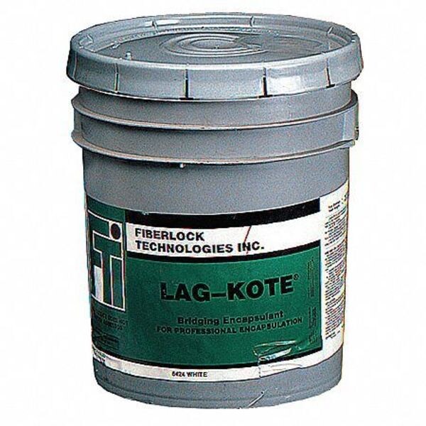 Fiberlock Lag-Kote II Asbestos Encapsulant – 2 Gallons, Flexible Sealant For HVAC, Pipes & Boiler Lagging