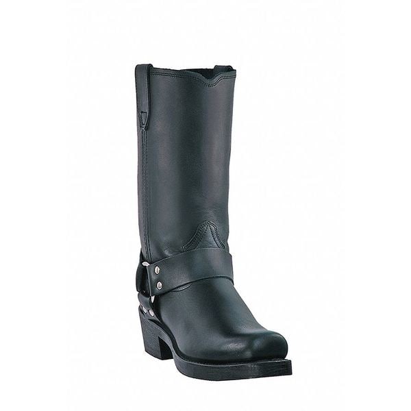 Dingo Harness Boots, Pln, Mens, 8, Black, PR DI19057 8D