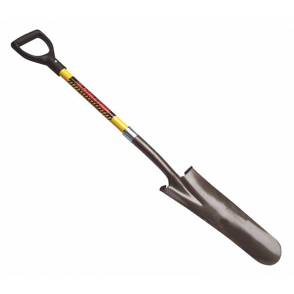 thumbnail image 2 of Westward 12U492 Aluminum Scoop Shovel – #12 Blade, 27" D-Grip Handle, Yellow 2 of 4