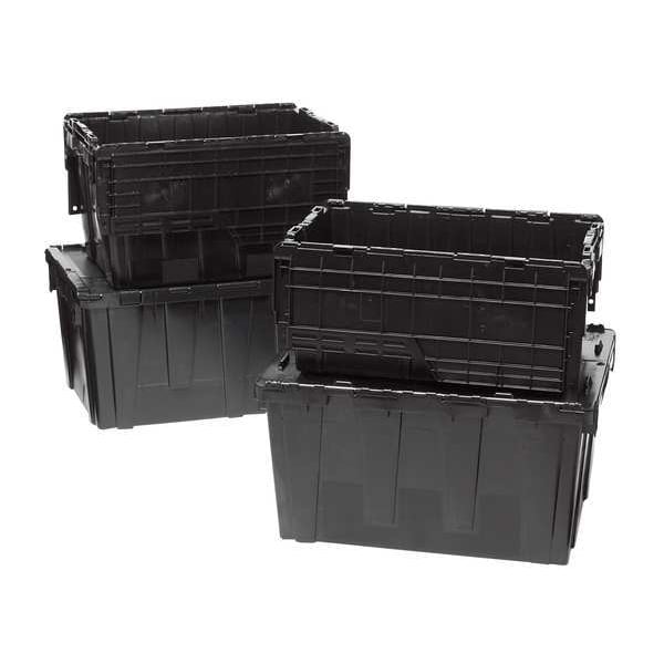 Attached Lid Container, 1.8 cu. ft., Black Attached Lid Container, 1.8 cu. ft., Black