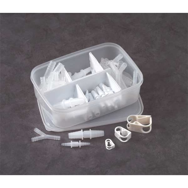Dynalon Lab Tubing Connector Kit, 55PCS 680505 Zoro