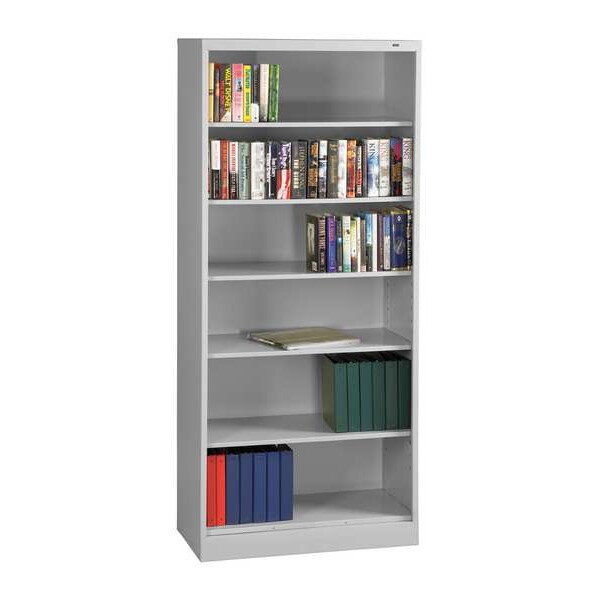 Tennsco BC1884 LIGHT GREY 339.20 6Shelf Bookcase, All Welded Steel