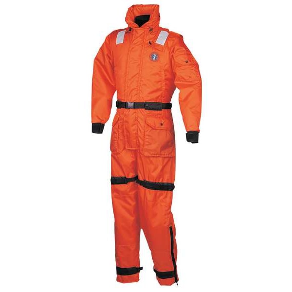 Mustang Survival Work Suit, Neoprene, Orange, 2XL MS2175-2-XXL-206