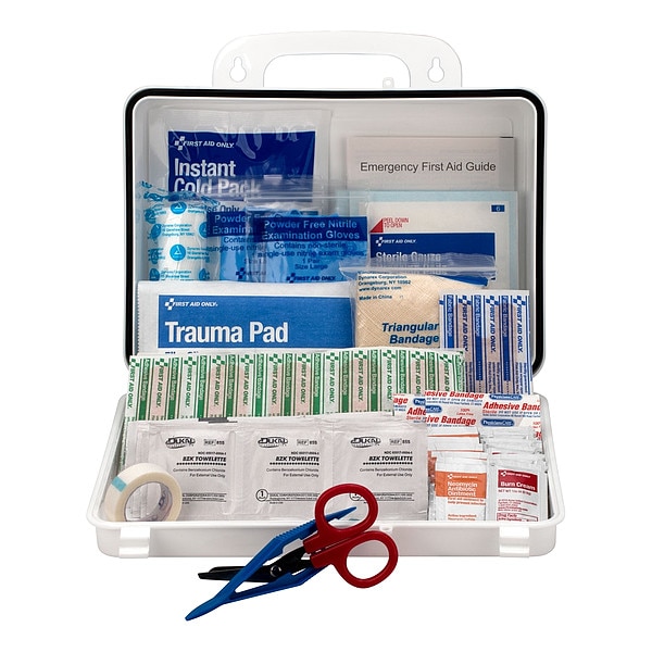 First Aid Only Bulk First Aid kit, Plastic, 25 Person 930125P Zoro
