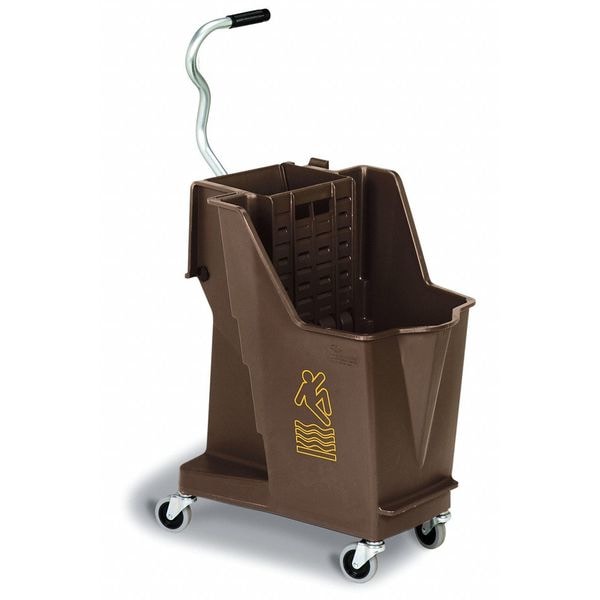 Continental Commercial Products Mop Bucket and Wringer, 83/4 gal., Bronze 351BZ Zoro
