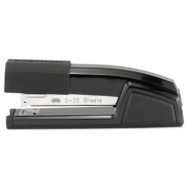 Bostitch Desk Stapler, 25 Sheet, Black BOSB777BLK Zoro
