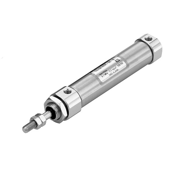 Speedaire Air Cylinder, 10 mm Bore, 60 mm Stroke, Round Body Double Acting CJ5B10SR60 Zoro