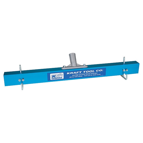 Kraft Tool Concrete Gauge Rake, 24 in, Aluminum CC975-01 | Zoro