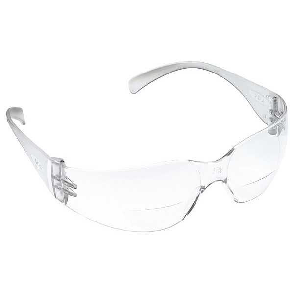3M Safety Reader Glasses, +1.5, Clear, Antifog 11513-00000-20