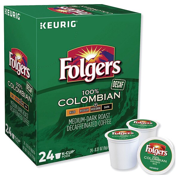 Folgers Coffee, 7.44 oz Net Wt, Ground, PK24 0570 Zoro