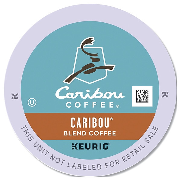 Caribou Coffee Coffee, 9.6 oz Net Wt, Ground, PK24 6992 Zoro