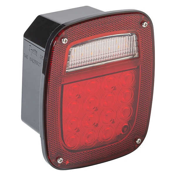 Grote Box Lamp, LED With Sidemarker, RH, Red G5202
