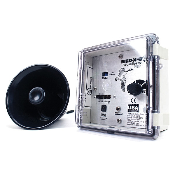 BirdX Electronic Goose Repeller, Cov. 1.5 acres GB1 Zoro