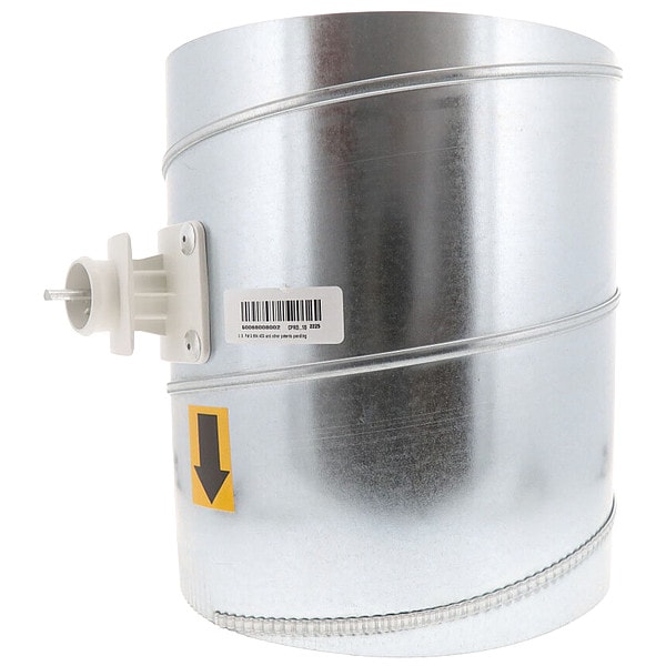 Honeywell Home Bypass Damper, Gr/Rd/Steel, 10 in. Dia. CPRD10 Zoro