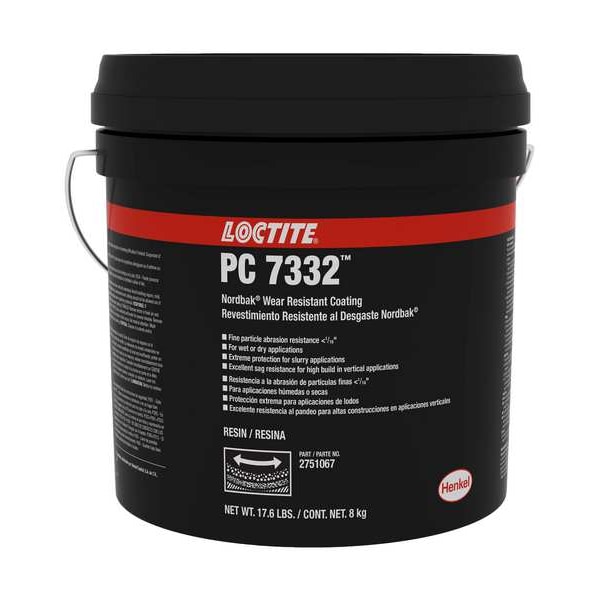 Loctite Construction Adhesive, 7332 Series, Gray, Pail, 401 Mix Ratio