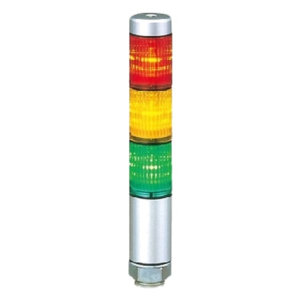 Patlite LED Signal Tower, 24V AC/DC, 1 1/4 in Dia., 160 mm Height MPS ...