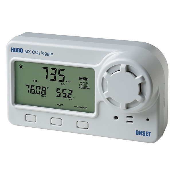 Hobo Data Logger, 100 ft.Range, Continuous MX1102A Zoro