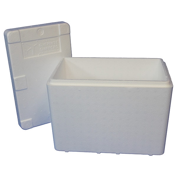 Insulated Overnight Shipping Foam & Carton, Inside 14”L x 8”W x 10”D