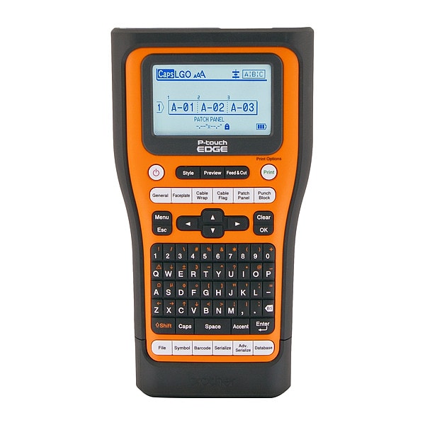 Brother Handheld Label Printer, 180dpi PTE510VP Zoro