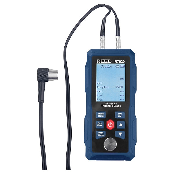 Reed Instruments Ultrasonic Thickness Gauge, 3ft. R7920 Zoro