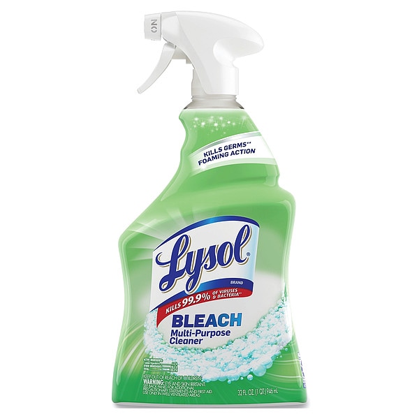 Lysol All Purpose Cleaner, 32 oz Trigger Spray Bottle, Slight Chlorine