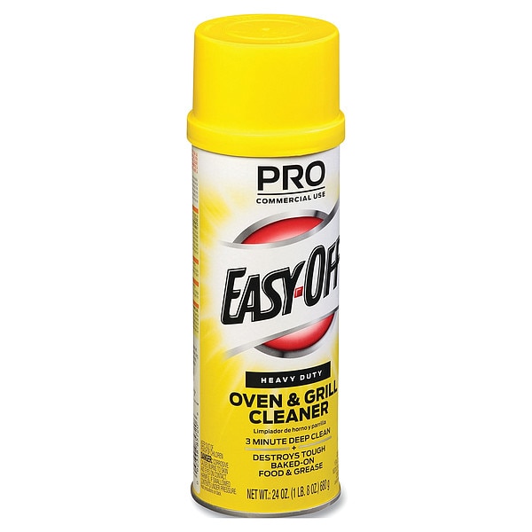EasyOff Oven and Grill Cleaner, Aerosol Can, 24 oz, Heavy Duty