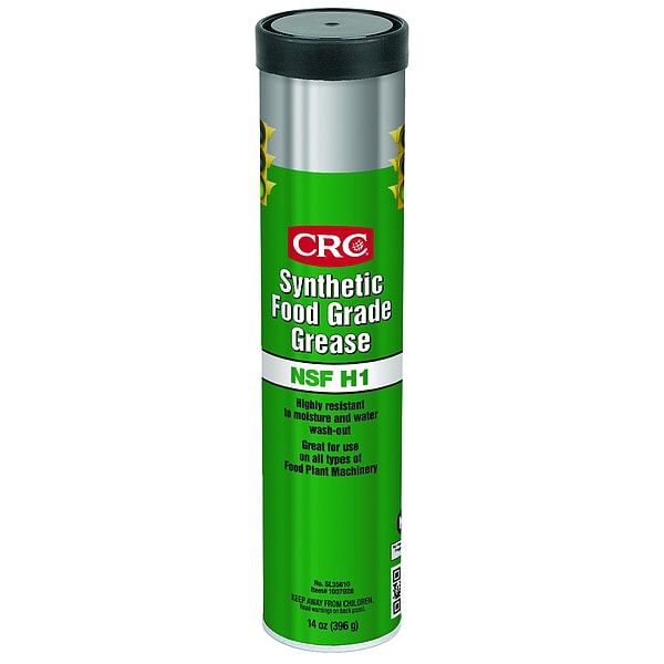 Crc 14 oz. Clear Synthetic Food Grade Grease Cartridge SL35610 Zoro