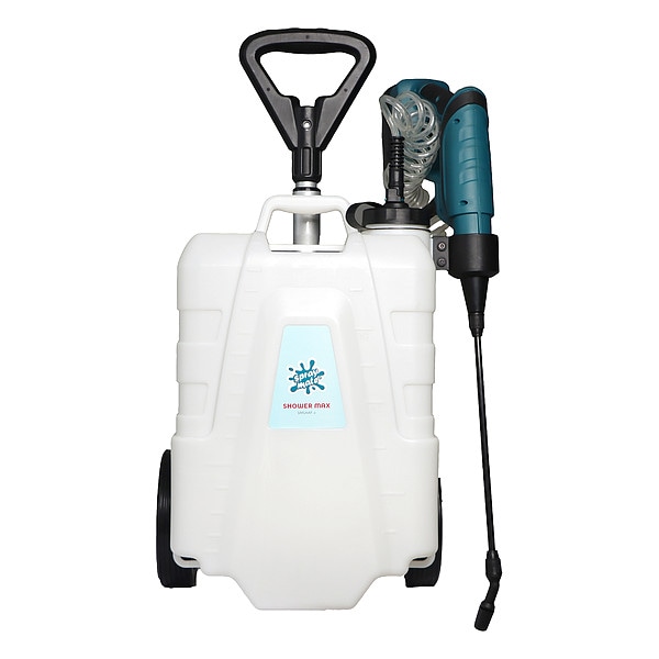 Spraymate 4 gal Battery Sprayer, Poly, 6 ft L Hose, Shower Nozzle Spray ...