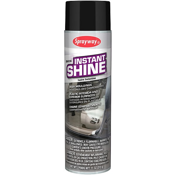 Sprayway 20 Oz. Instant Shine Can, Clear, Wash and Shine SW936 Zoro