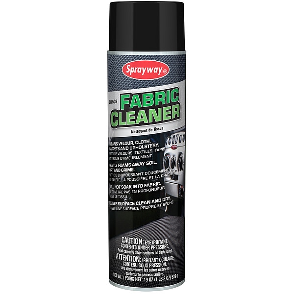 Sprayway 20 Oz. Fabric Cleaner Can SW508 Zoro