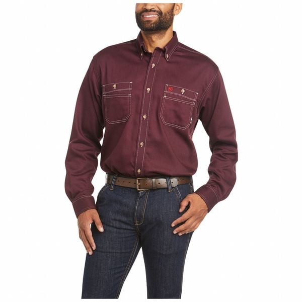 Ariat FR Durastretch Work Shirt, Size L 10035432 Zoro