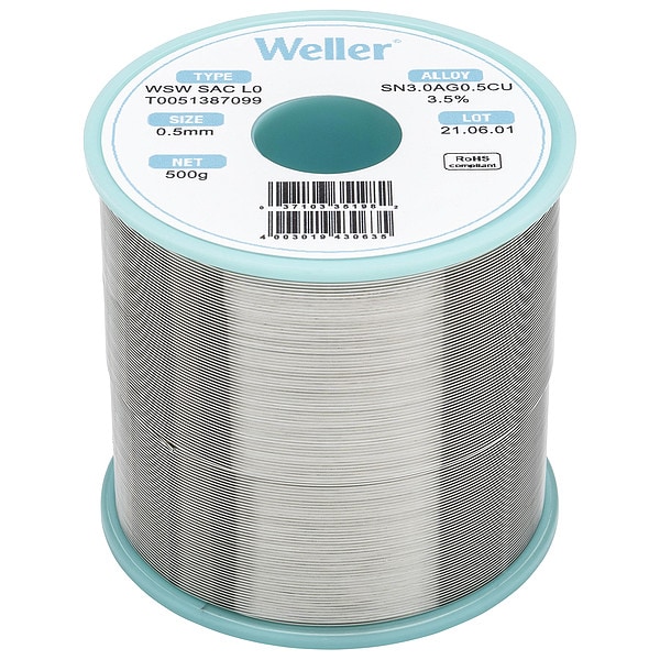 Weller Solder Wire T0051387099 Zoro