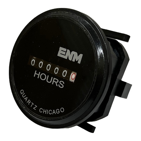 Enm Hour Meter, 1.68" L, 1.68" W T50A59 Zoro