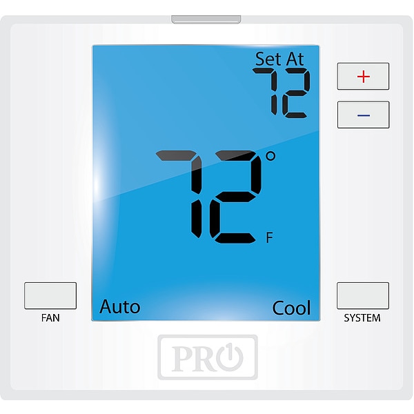 Pro1 Iaq Low Voltage NonProgrammable Thermostat T751 Zoro
