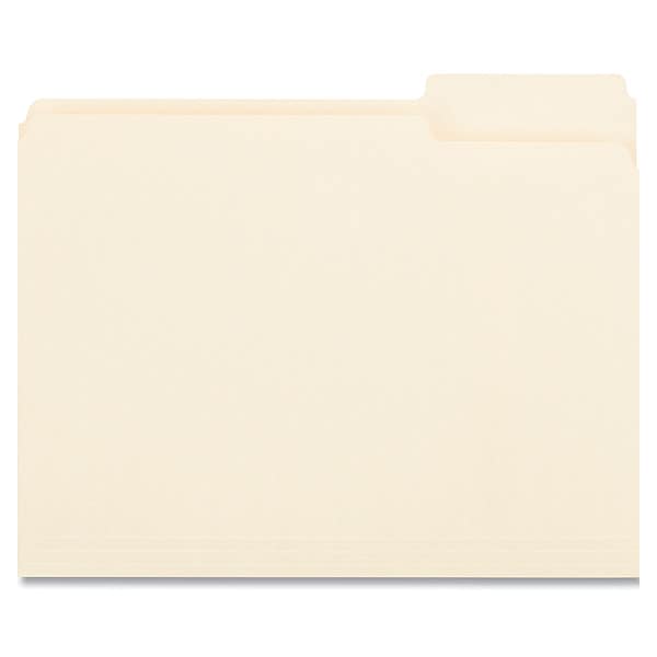 Zoro Select Top Tab File Folder, 1/3, Third, PK100 UNV12123 | Zoro