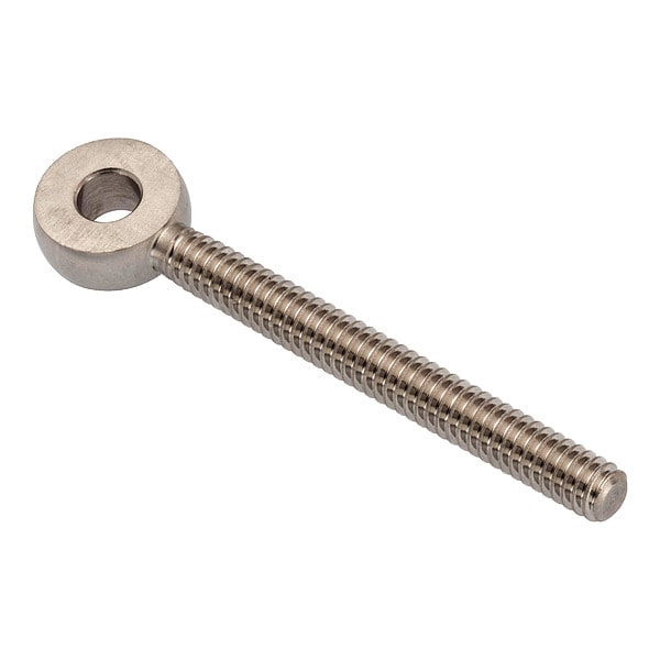 Ampg Fixed Rod End, Stainless Steel, Plain, 1/4