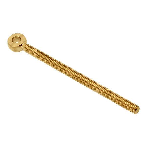 Ampg Fixed Rod End, Brass, Plain, 11/16 in OD ZEB88BR Zoro