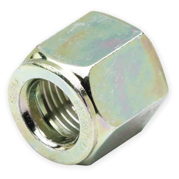 Parker Nut, Zinc Pltd Steel, Comp, 1/4In 4 BU-S | Zoro