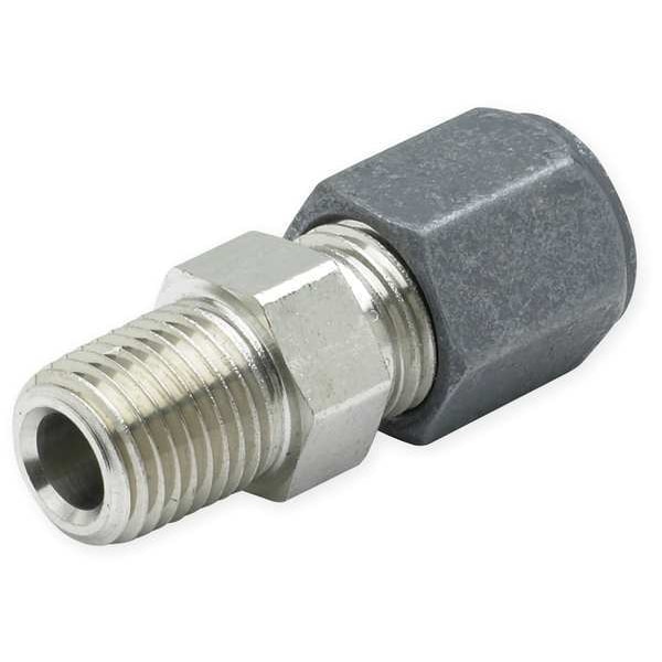 Parker 1/8" x 1/4" Compression x MNPT SS Male Connector 4 FBU-SS