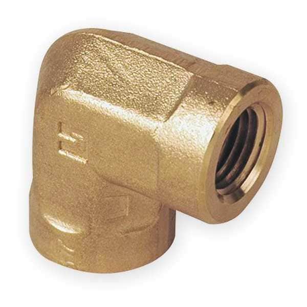 Parker Brass Pipe Fitting, FNPT, 3/8" Pipe Size 66 FEB Zoro